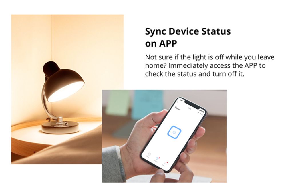 Módulo de interruptor WiFi SONOFF Basic R2 con control por voz para iluminación inteligente del hogar compatible con Alexa y Google