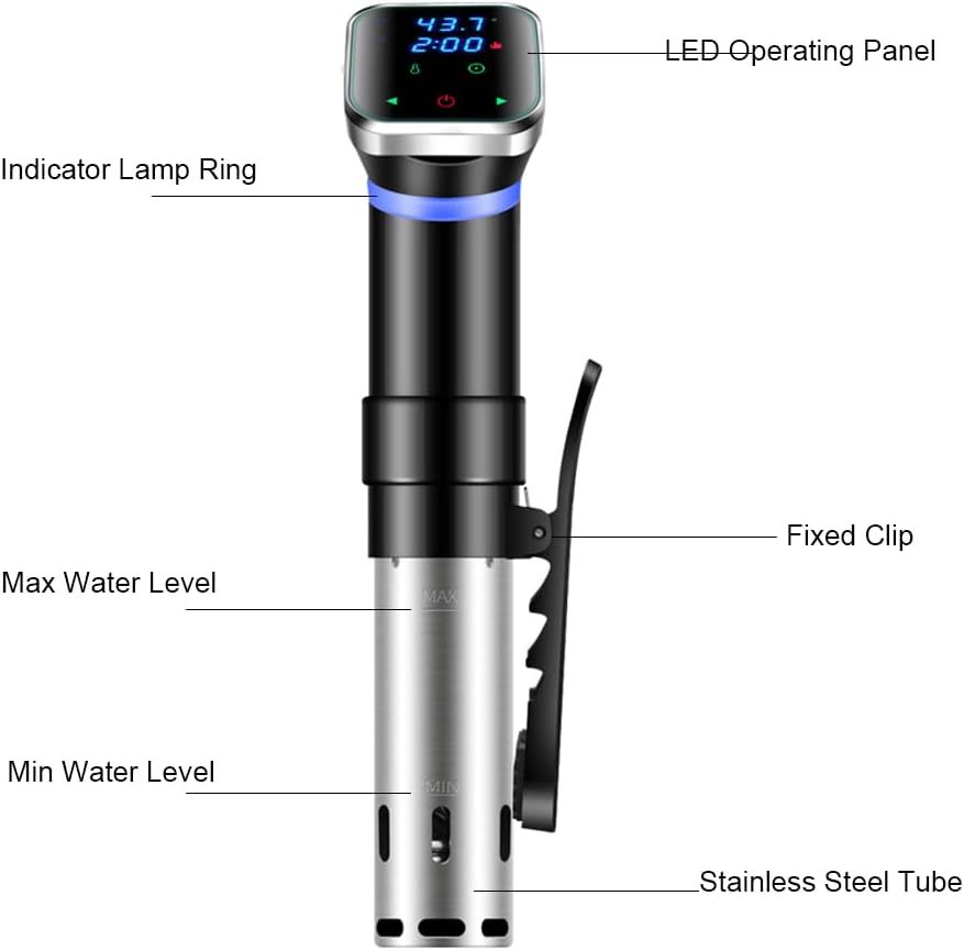 Eleva la cocina casera con la máquina de sous vide Precision Cooker: platos perfectamente cocinados cada vez.