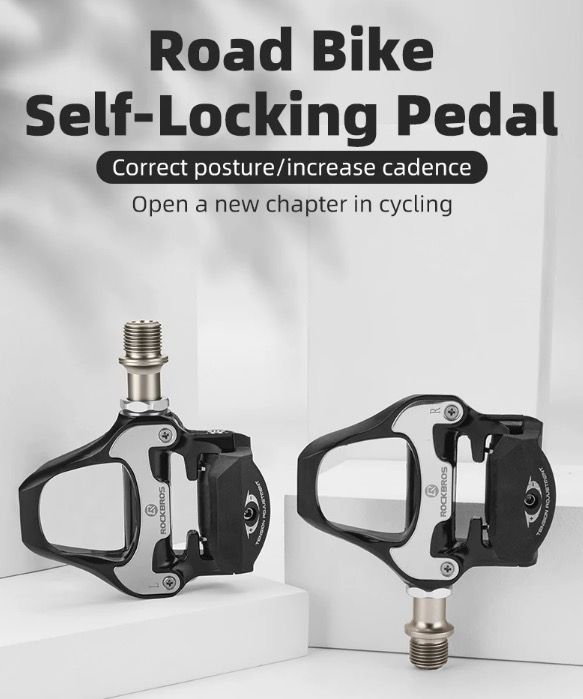 Pedales ROCKBROS SPD-SL de aleación ultraligera con rodamientos sellados para ciclismo competitivo