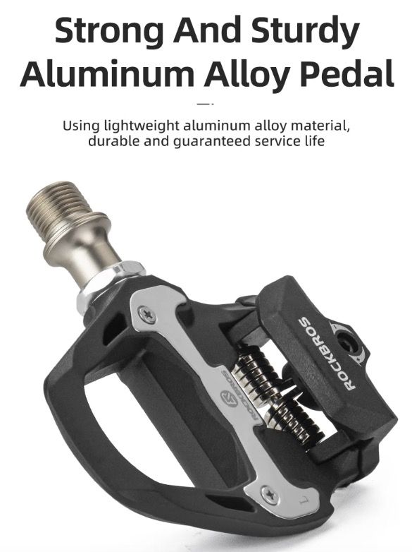 Pedales ROCKBROS SPD-SL de aleación ultraligera con rodamientos sellados para ciclismo competitivo