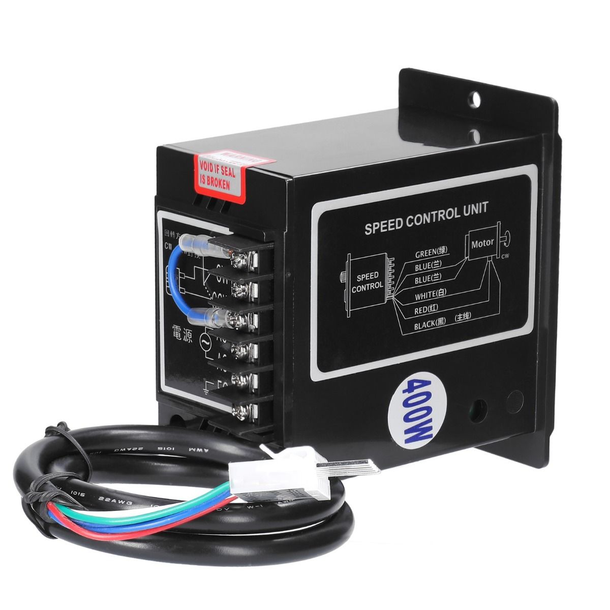 Controlador de velocidad AC portátil de 400W para control de motor de 220V con diseño de rotor avanzado y carcasa de ABS duradera