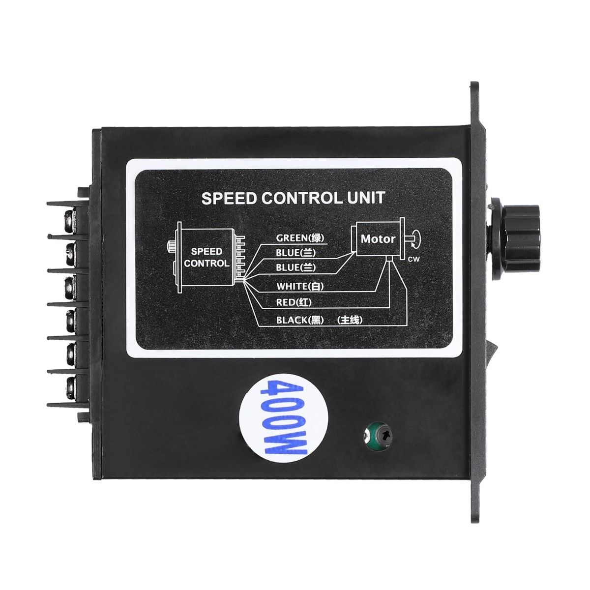 Controlador de velocidad AC portátil de 400W para control de motor de 220V con diseño de rotor avanzado y carcasa de ABS duradera