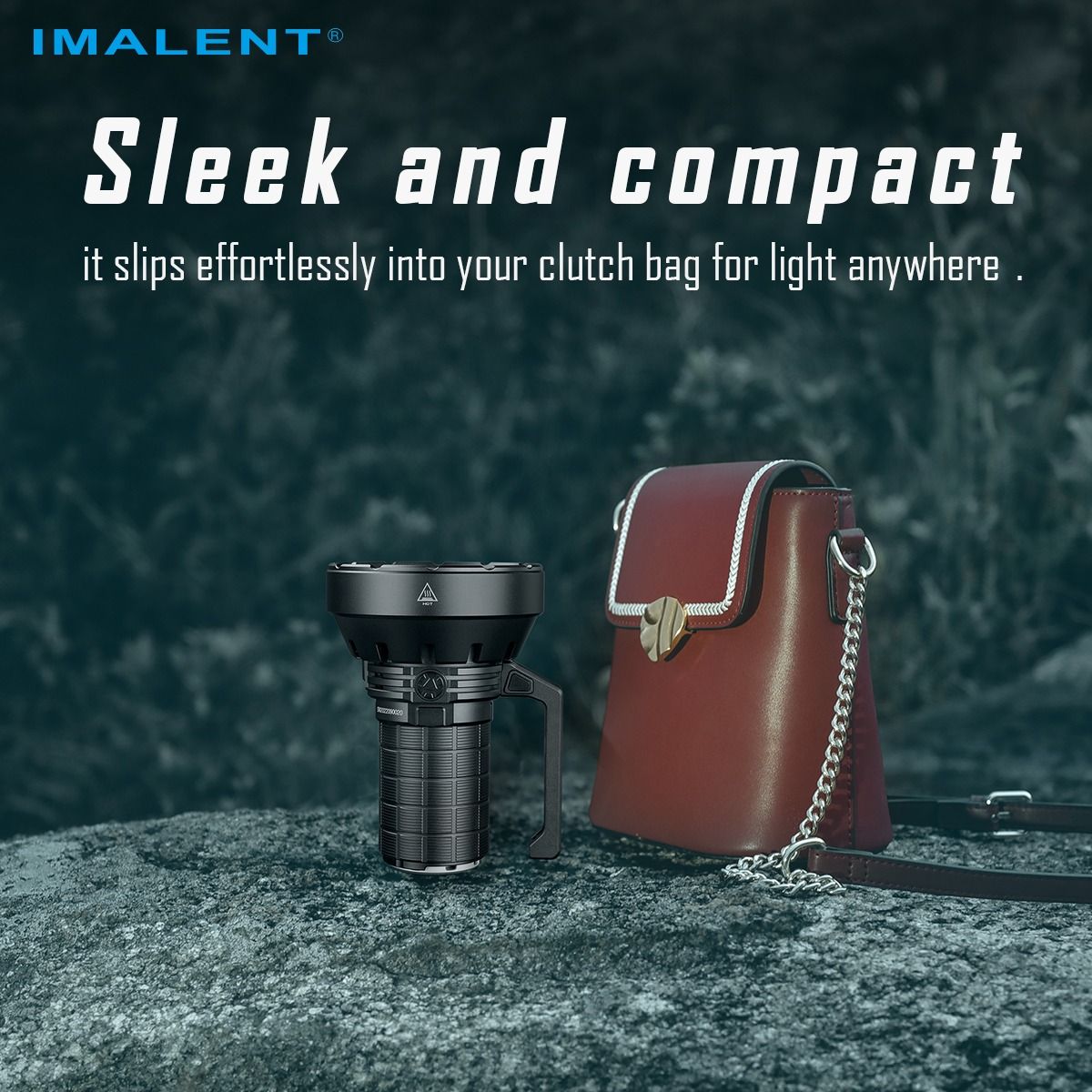 IMALENT SR16 | Linterna LED 55000 Lúmenes, 1715m | Largo Alcance para Rescate y Aire Libre