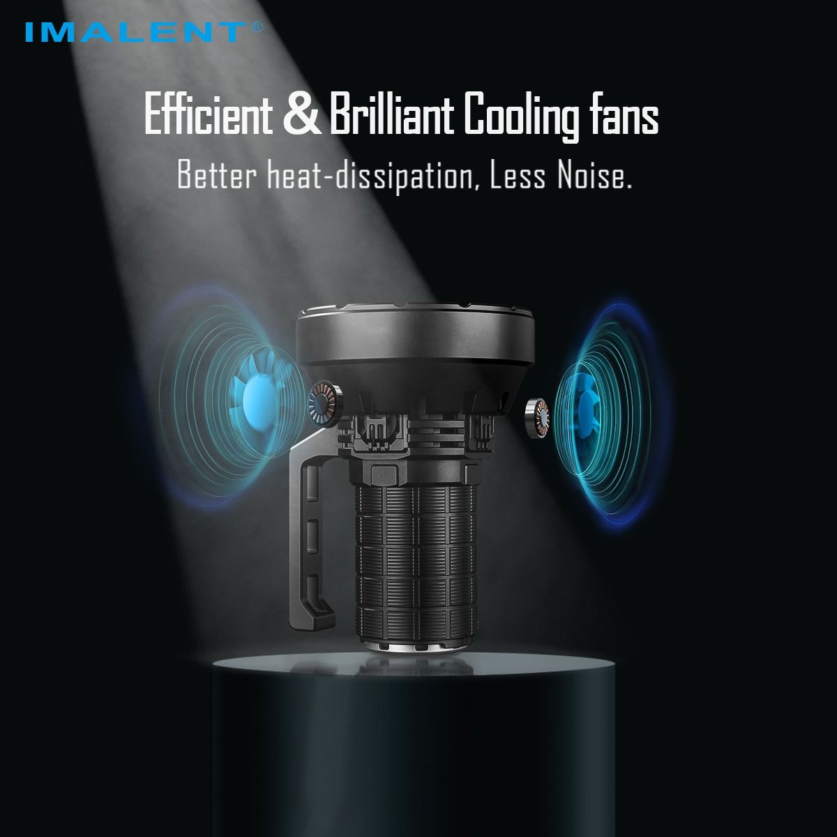 IMALENT SR16 | Linterna LED 55000 Lúmenes, 1715m | Largo Alcance para Rescate y Aire Libre