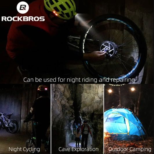 Casco ligero para ciclismo ROCKBROS, casco ultraligero con iluminación de seguridad integrada y carga USB para mayor comodidad