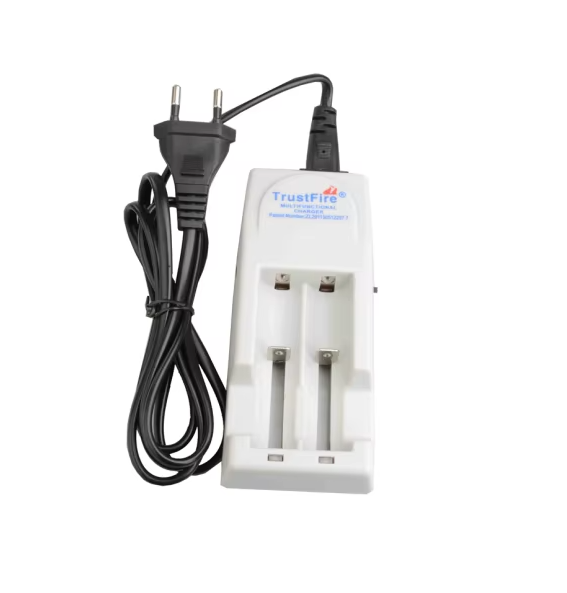 Descubre el TrustFire TR-001 cargador para baterías de iones de litio 10430 14500 18650 con carga rápida y segura