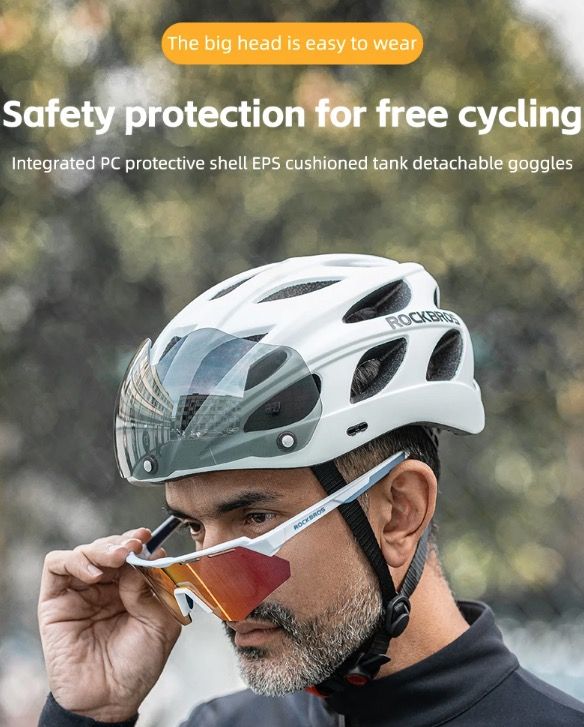 ROCKBROS ULTRALIGHT Casco de Bicicleta Ultraligero Resistente a Impactos Transpirable para MTB Ciclismo de Carretera con Sistema de Ventilación