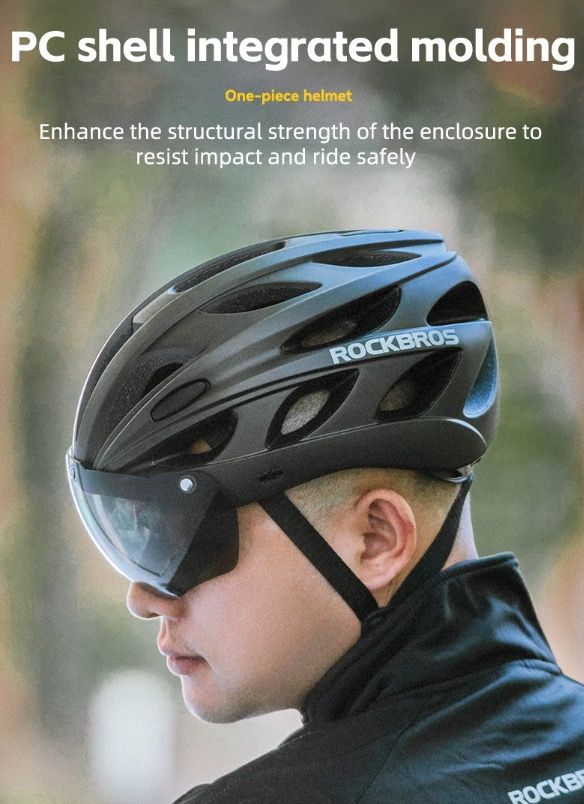 ROCKBROS ULTRALIGHT Casco de Bicicleta Ultraligero Resistente a Impactos Transpirable para MTB Ciclismo de Carretera con Sistema de Ventilación