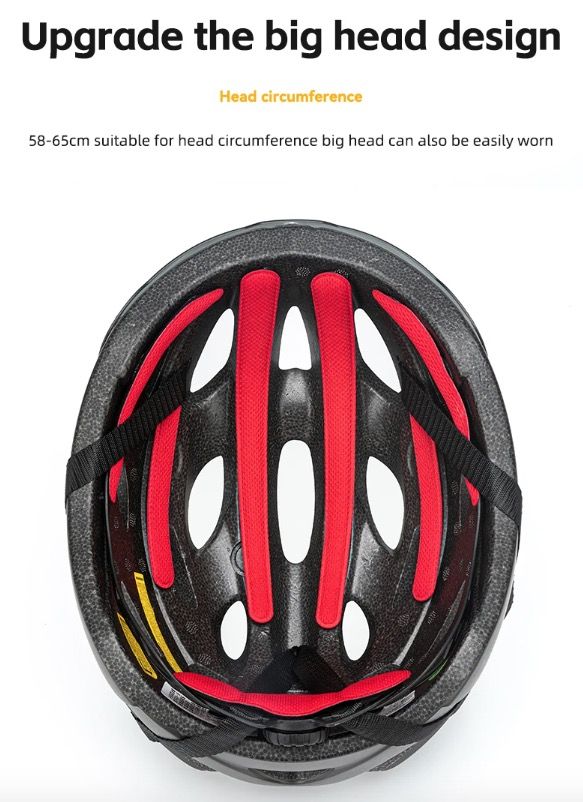 ROCKBROS ULTRALIGHT Casco de Bicicleta Ultraligero Resistente a Impactos Transpirable para MTB Ciclismo de Carretera con Sistema de Ventilación