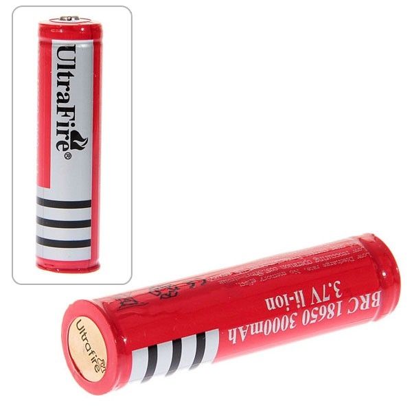 Batería recargable UltraFire 18650 3.7V 3000mAh alta capacidad y protección ideal para linternas y más