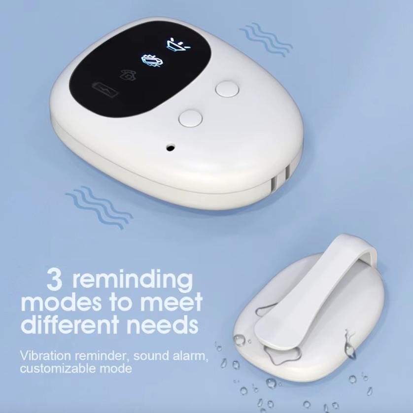 Alarma de incontinencia nocturna inalámbrica para niños y niñas, recargable por USB, con 3 modos de alerta, ayuda cómoda para dormir