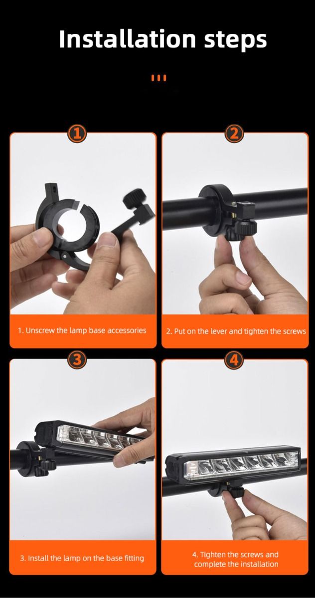 Luz delantera LED para bicicleta, 5200 lúmenes, carga USB, impermeable, linterna duradera, equipo de seguridad para ciclismo MTB