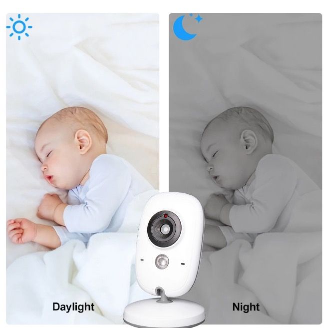 VB603 Monitor de bebé con video con audio bidireccional y visión nocturna, herramienta confiable para padres para la seguridad del infante.
