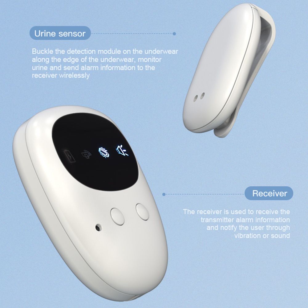 Alarma inalámbrica para mojar la cama, alarma de enuresis nocturna para bebés, niños y adultos, entrenamiento para ir al baño