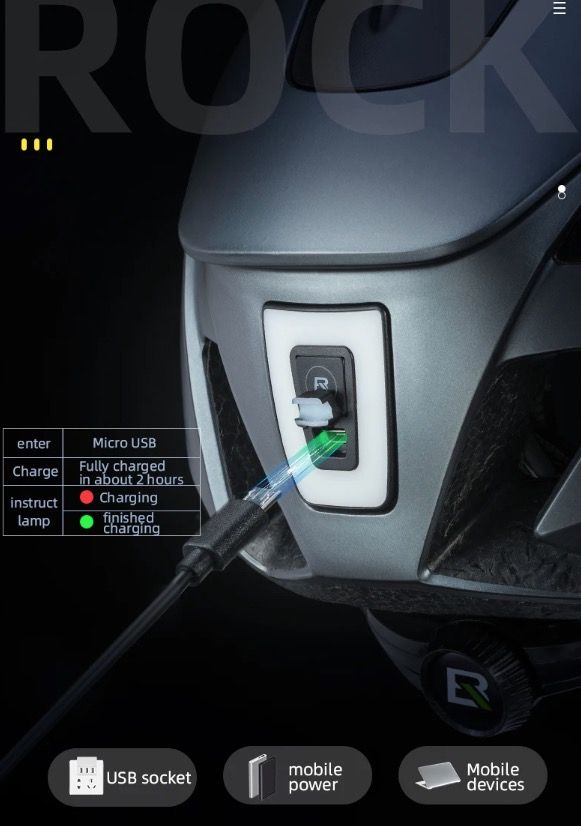 Casco de bicicleta ROCKBROS, diseño ultraligero con luz LED integrada, gafas magnéticas, cómodo y seguro.