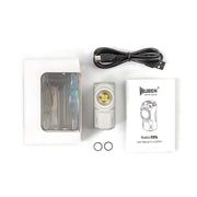 Wuben L-Knight X0 1100 lúmenes, la linterna EDC de bolsillo de aluminio más brillante con tapa trasera magnética para senderismo y camping