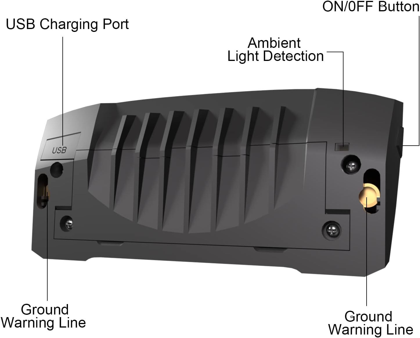 Meilan X5 Luz Trasera Inteligente Bici con Direccionales, Freno Automático y Control Remoto Inalámbrico Recargable.