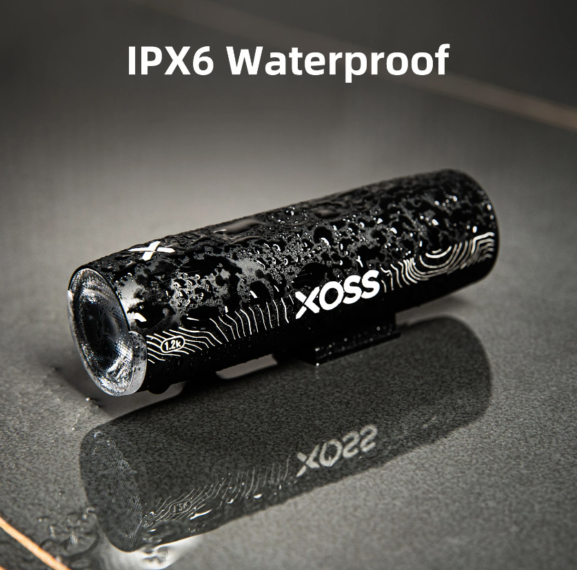 XOSS XL-1200 Faro para Bicicleta 1200 Lúmenes Luz Delantera Recargable Impermeable para Conducir de Noche y Desplazamientos