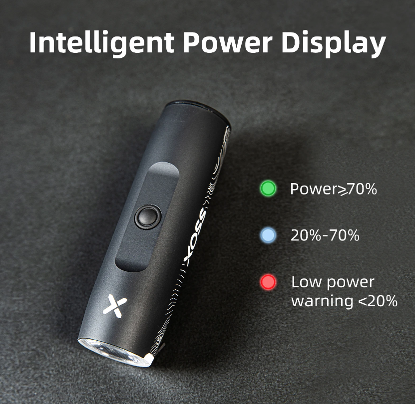 XOSS XL-1200 Faro para Bicicleta 1200 Lúmenes Luz Delantera Recargable Impermeable para Conducir de Noche y Desplazamientos