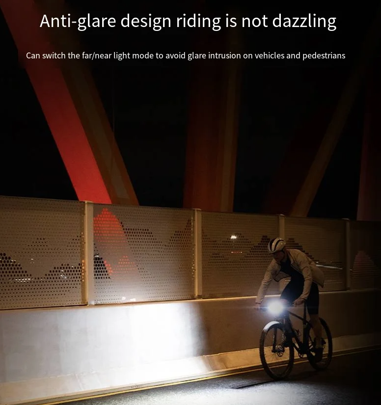 XOSS XL3000 Luz de bicicleta 3000 lúmenes, faro recargable impermeable para seguridad en paseos nocturnos en bicicleta