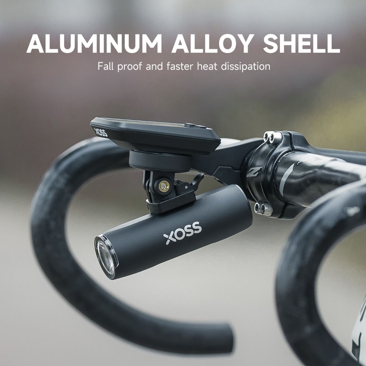 XOSS Luz de Bicicleta Delantera 800Lm Impermeable Recargable por USB Linterna Frontal MTB Accesorios de Ciclismo al Aire Libre