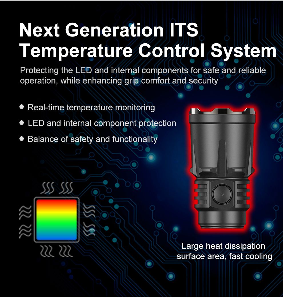 Klarus XT21X Pro XHP70.2 LED 4400 Lúmenes Linterna Táctica para Exteriores de Alto Rendimiento y Recargable