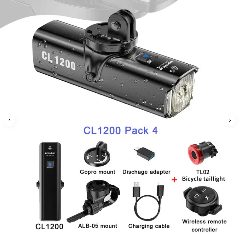 CL1200 with Controller, AS90 and TL02 Rear Light